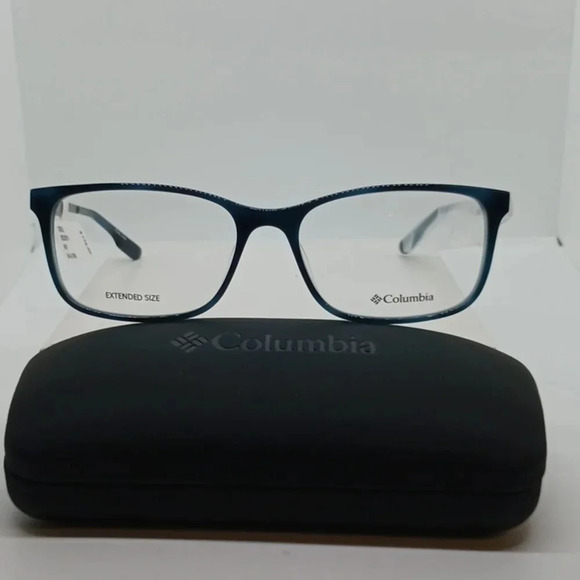 NWT MEN'S COLUMBIA EYEGLASS FRAMES C8025G NAVY - Picture 1 of 4